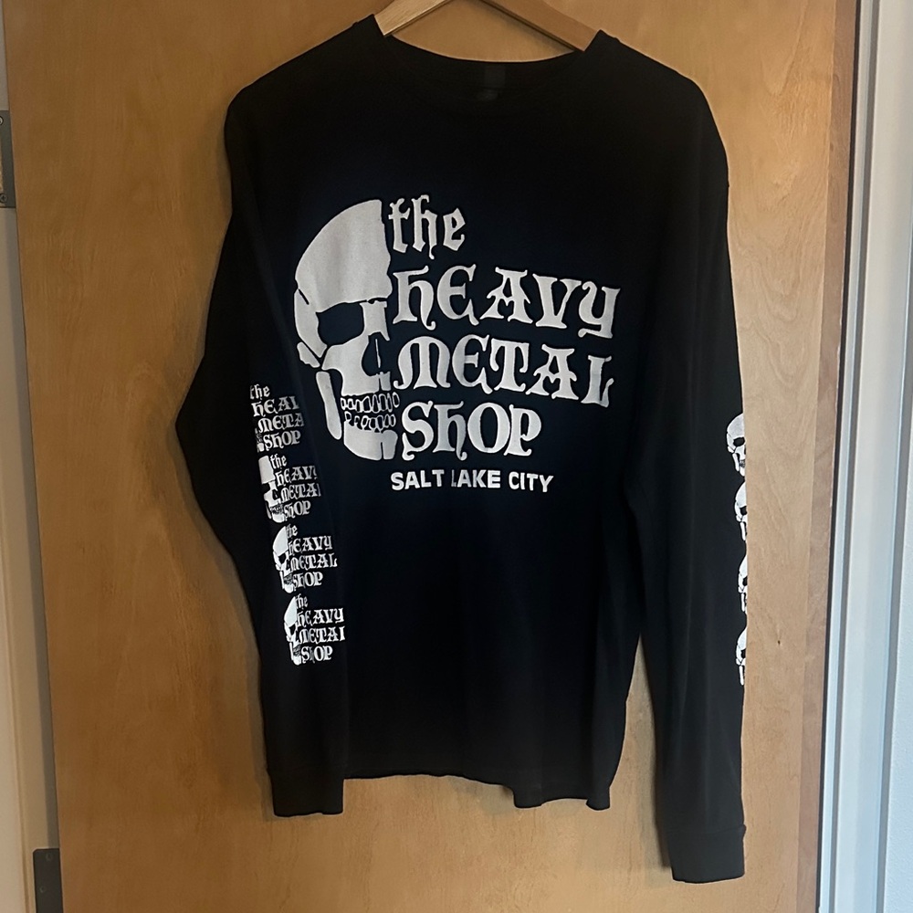Black Heavy Metal Shop Long Sleeve Shirt